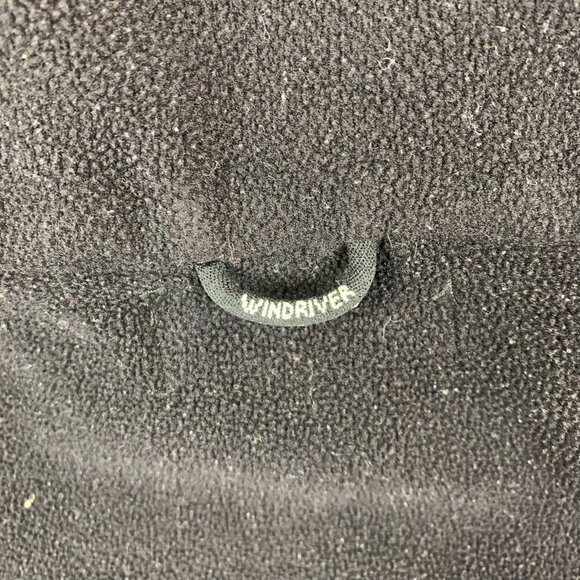 Vintage Wind River Mens Sweater Medium Blue Black 1/4 Zip Fleece Reflective - Picture 11 of 11